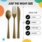 Exquisite Polished Plastic Silverware – 150 Pcs Heavy Duty Cutlery Set – 50 Each of Forks, Knives & Spoons – Disposable Utensil Set for Parties, Events & Catering – Flatware Set by Party Solids